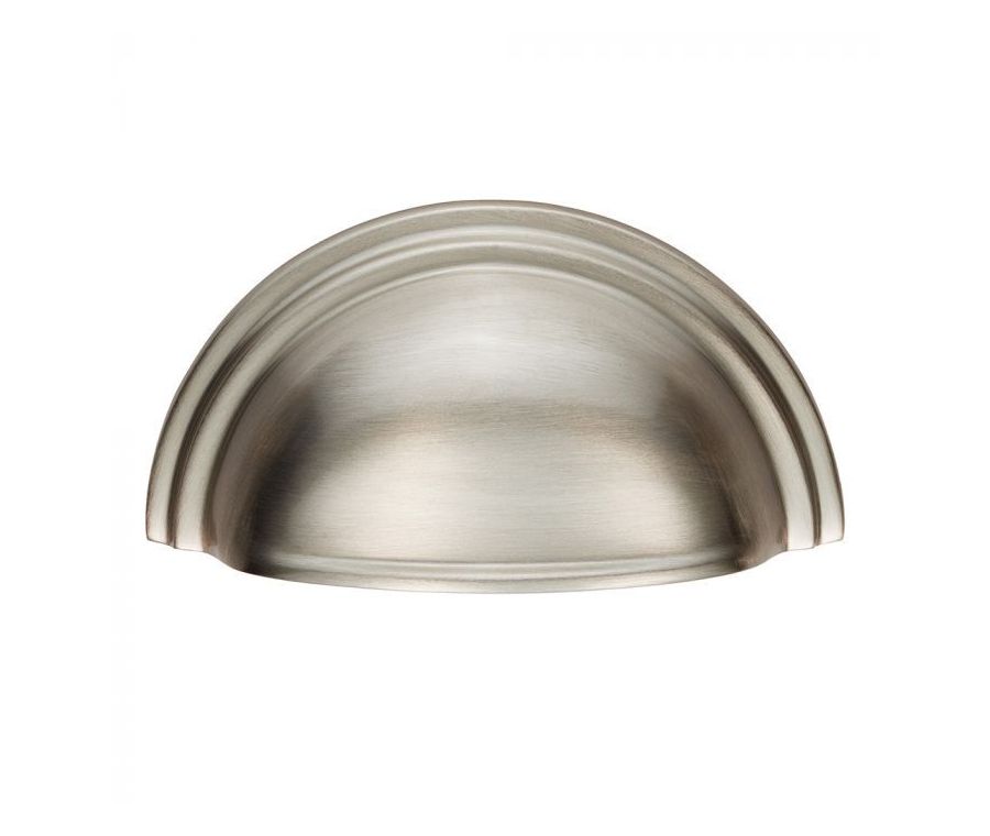 Satin Nickel 76mm Victorian Cup Pull | C47SN