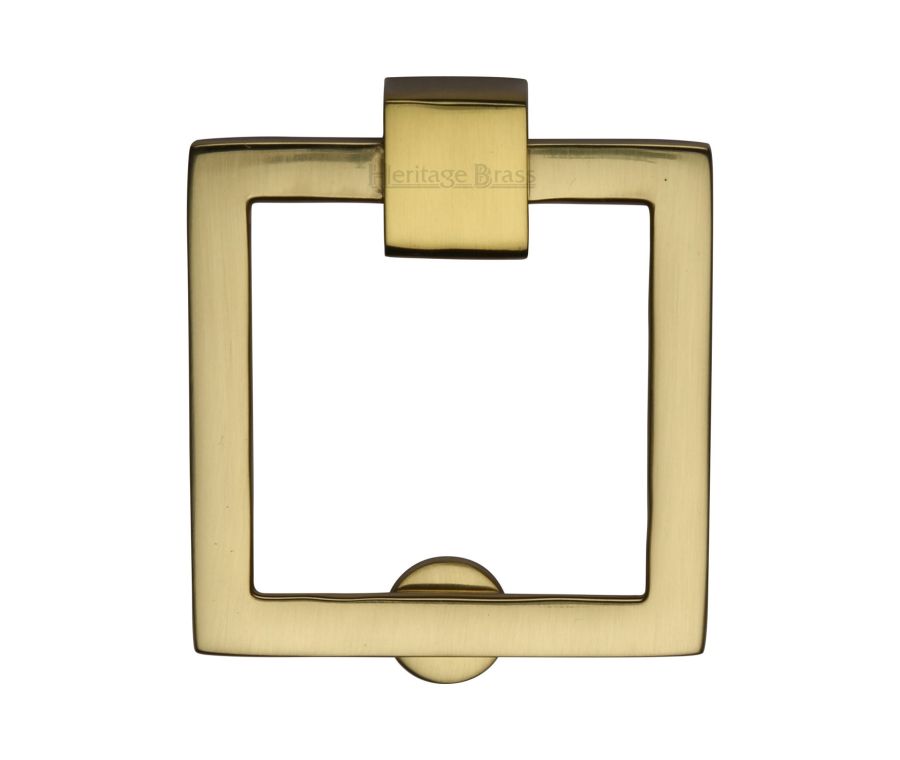 Heritage Brass Polished Brass Square Cabinet Drop Pull