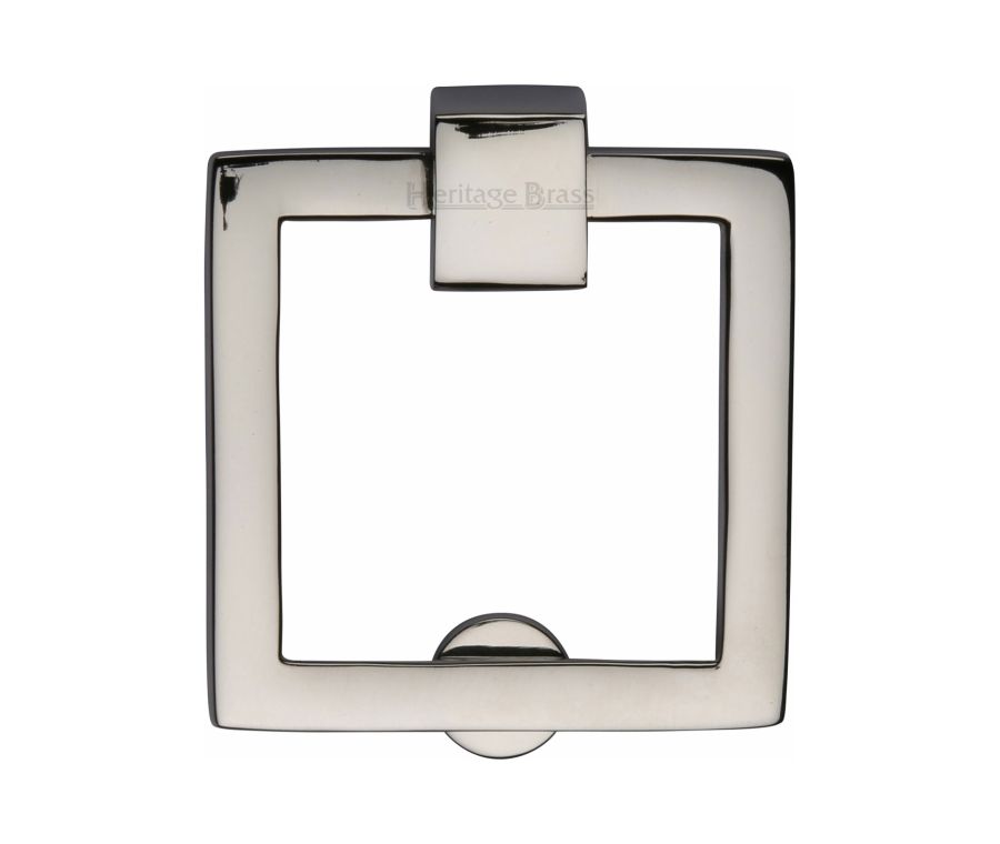 Heritage Brass Polished Nickel Finish Square Cabinet Drop Pull