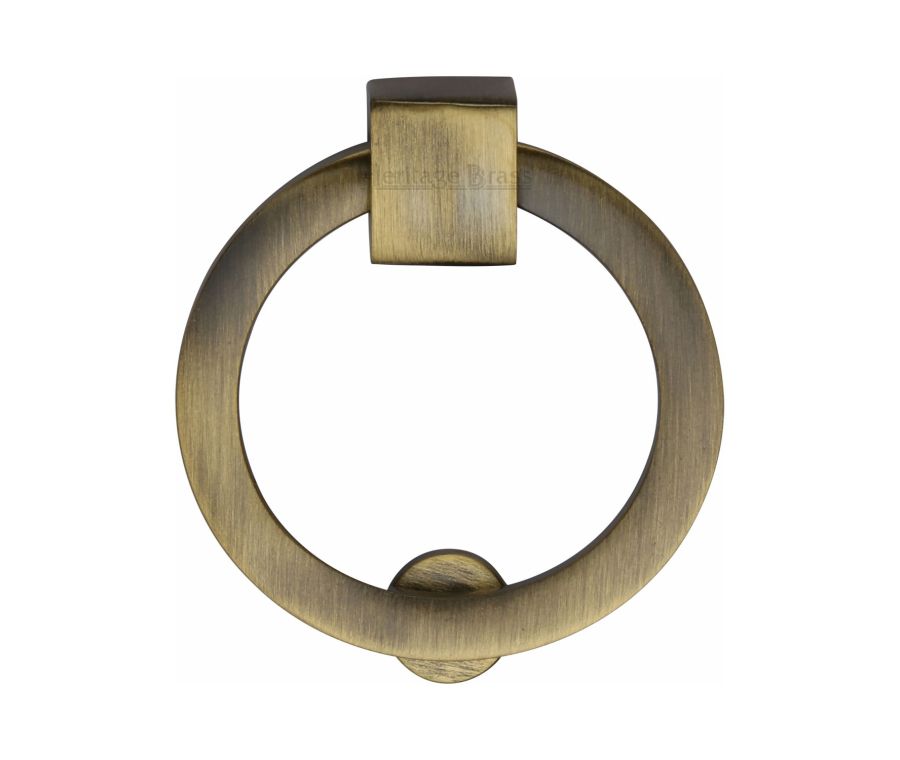 Heritage Brass Antique Brass Round Cabinet Drop Pull