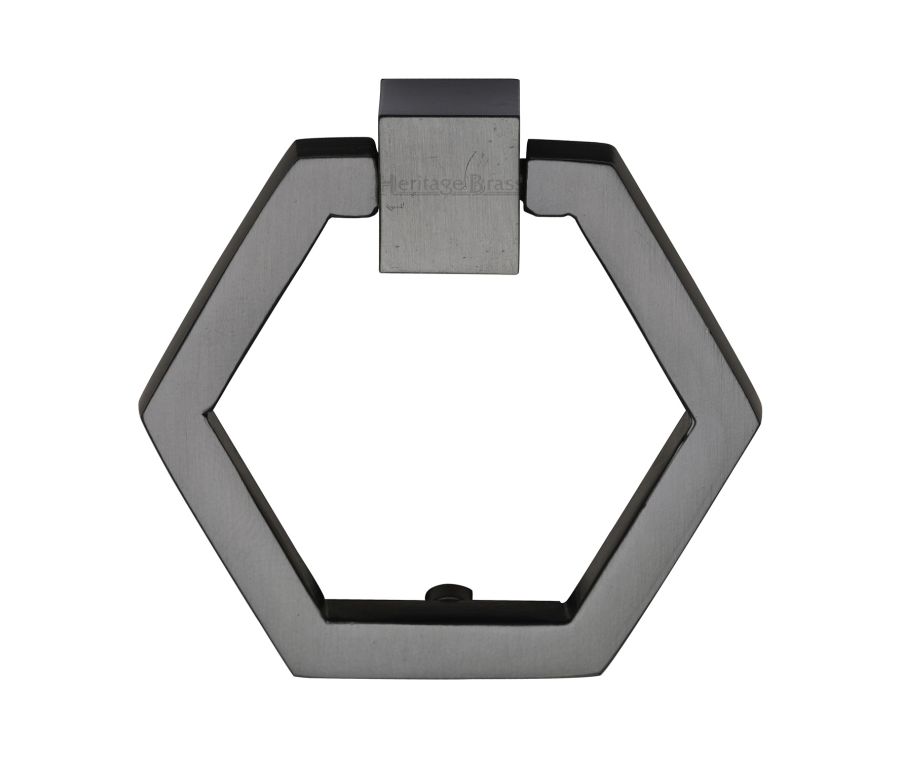 Heritage Brass Matt Bronze Hexagon Cabinet Drop Pull 51mm