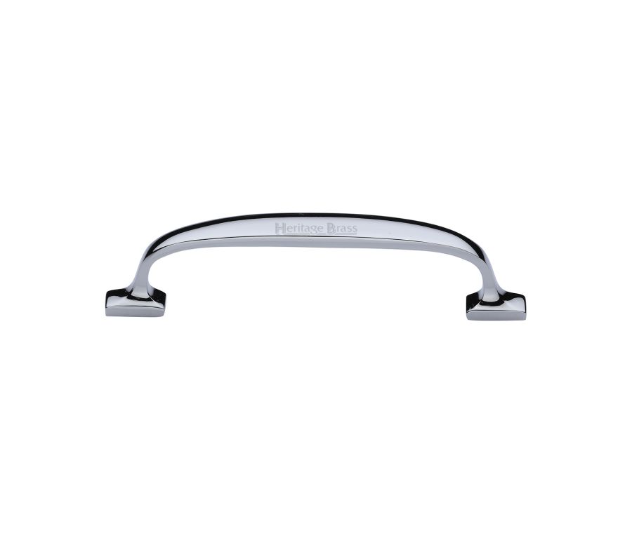 Heritage Brass Polished Chrome Durham Cabinet Pull Handle 128mm