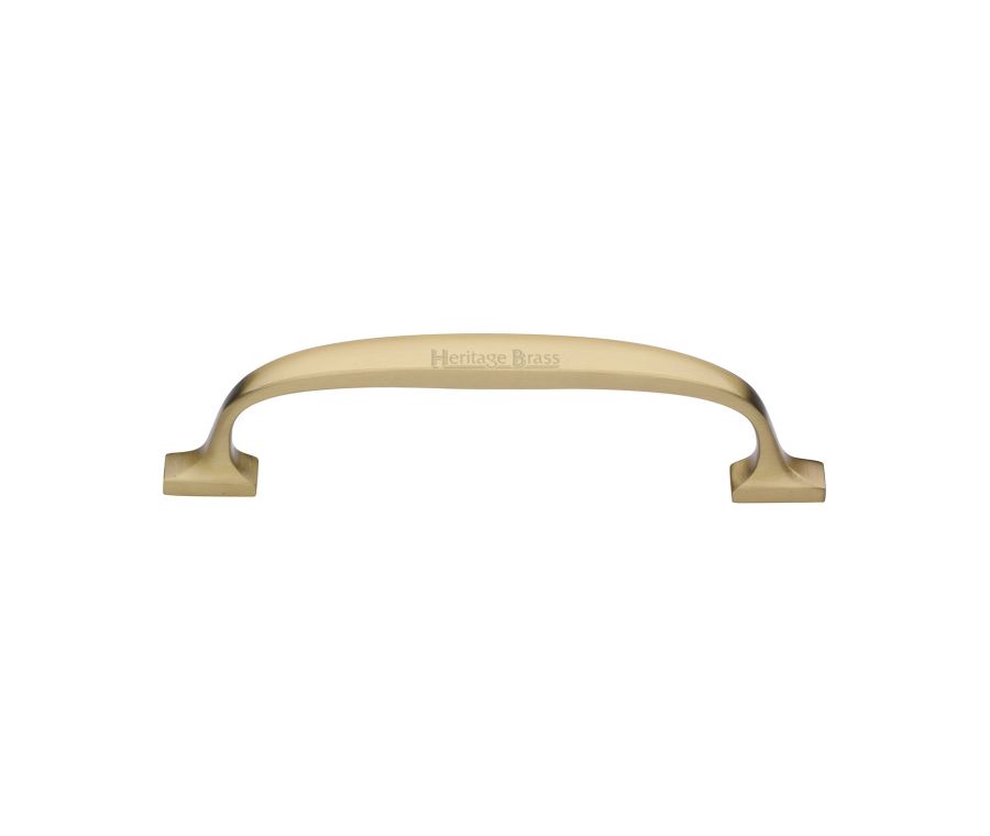 Heritage Brass Satin Brass Durham Cabinet Pull Handle 128mm