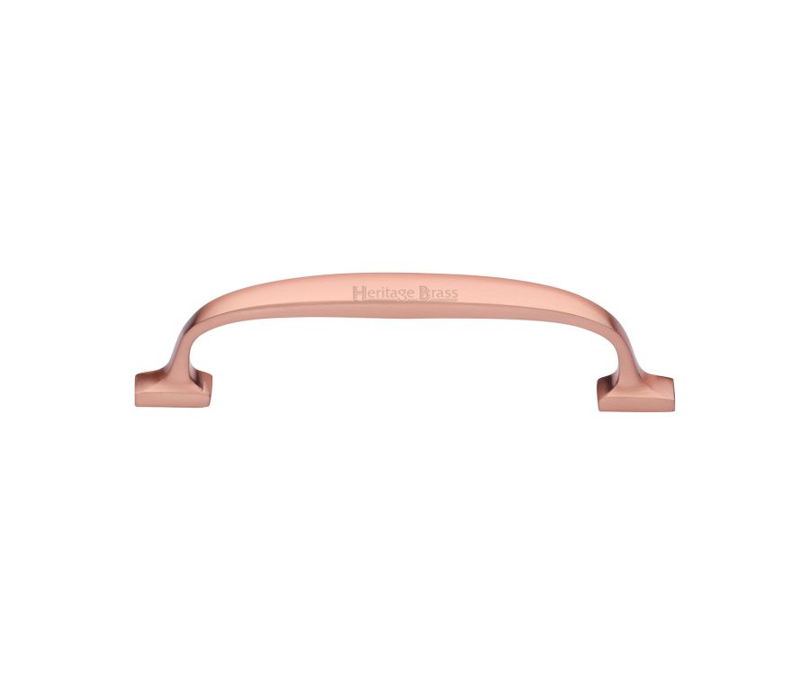 Heritage Brass Satin Rose Gold Durham Cabinet Pull Handle 128mm