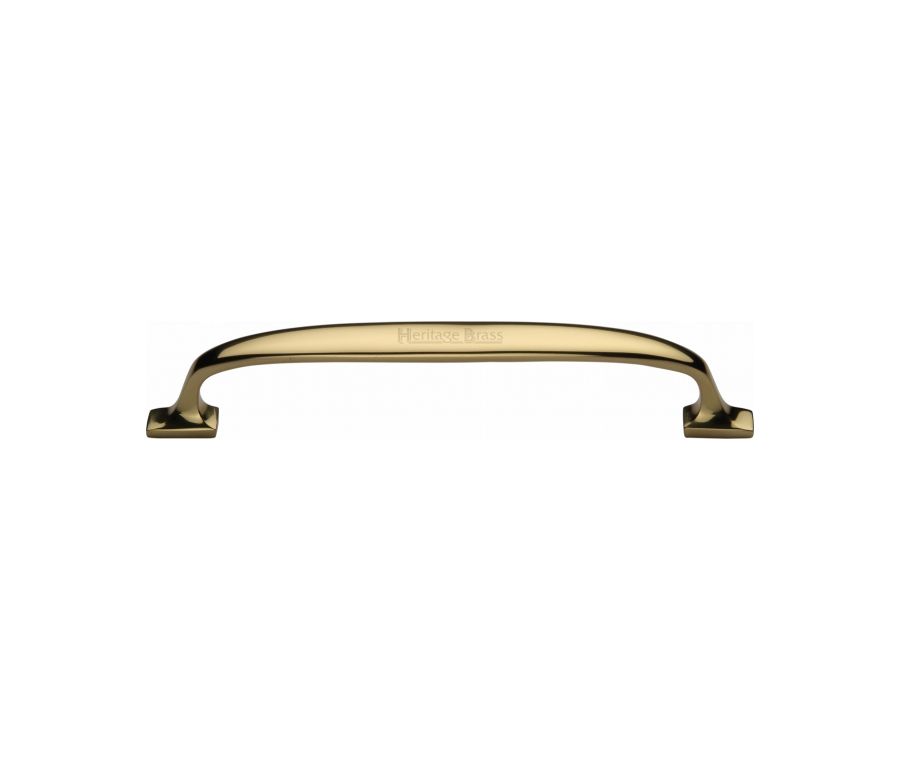Heritage Brass Polished Brass Durham Cabinet Pull Handle 152mm