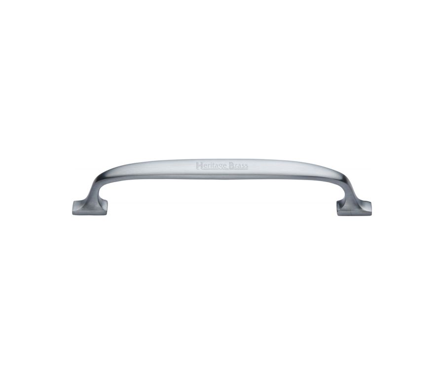 Heritage Brass Satin Chrome Durham Cabinet Pull Handle 152mm