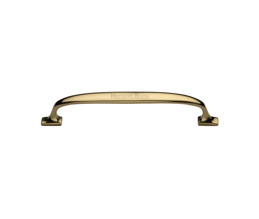 Heritage Brass Polished Brass Durham Cabinet Pull Handle 160mm