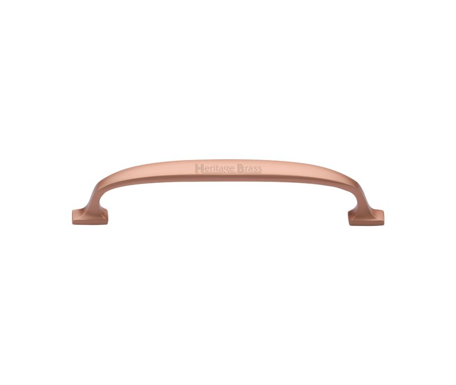 Heritage Brass Satin Rose Gold Durham Cabinet Pull Handle 160mm