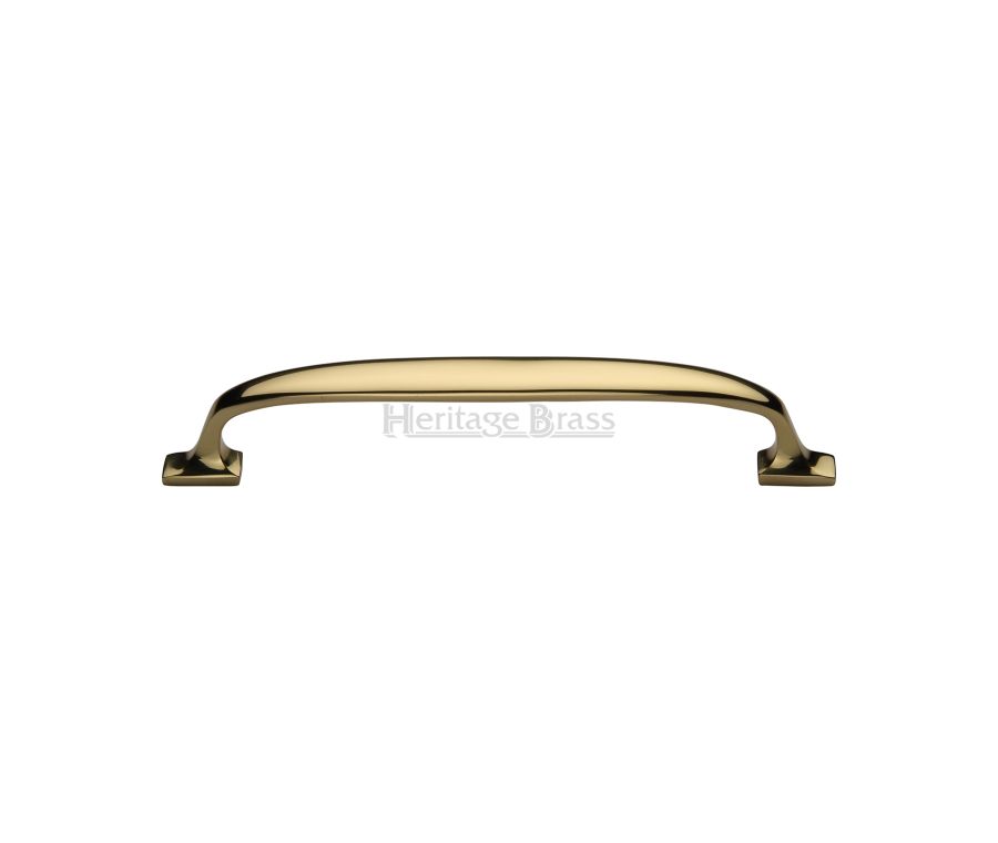 Heritage Brass Polished Brass Durham Cabinet Pull Handle 203mm