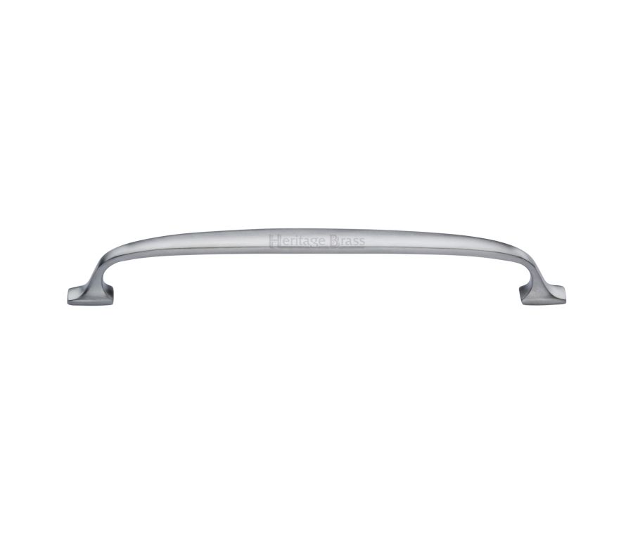 Heritage Brass Satin Chrome Durham Cabinet Pull Handle 203mm