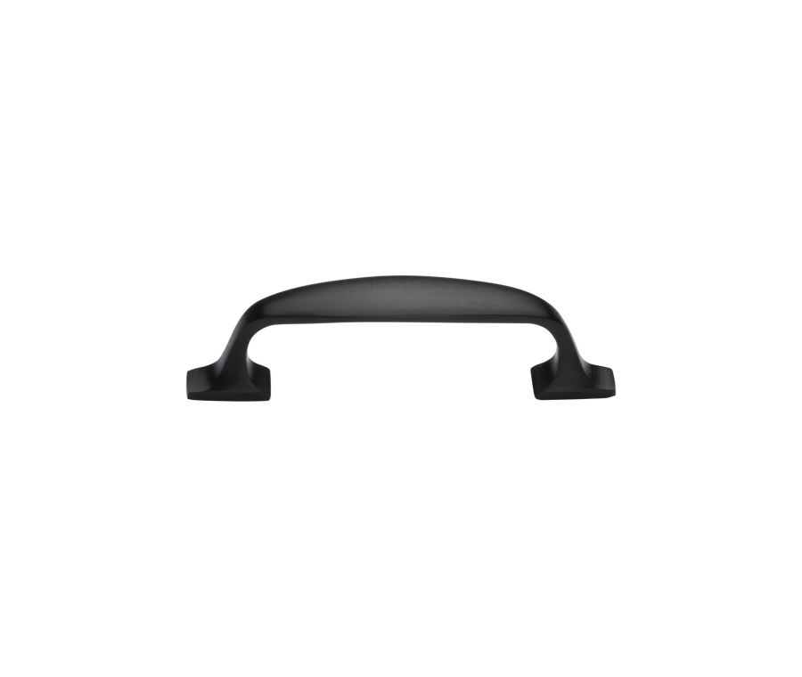Heritage Brass Matt Black Durham Cabinet Pull Handle 76mm