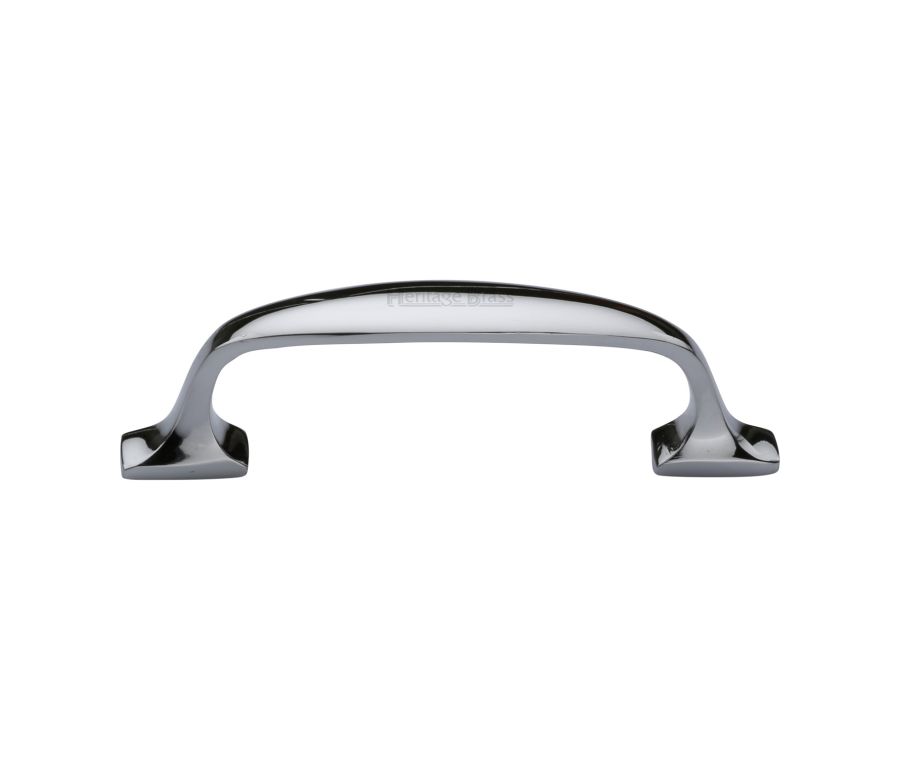 Heritage Brass Polished Chrome Durham Cabinet Pull Handle 76mm