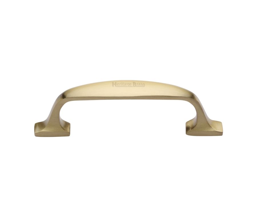 Heritage Brass Satin Brass Durham Cabinet Pull Handle 76mm
