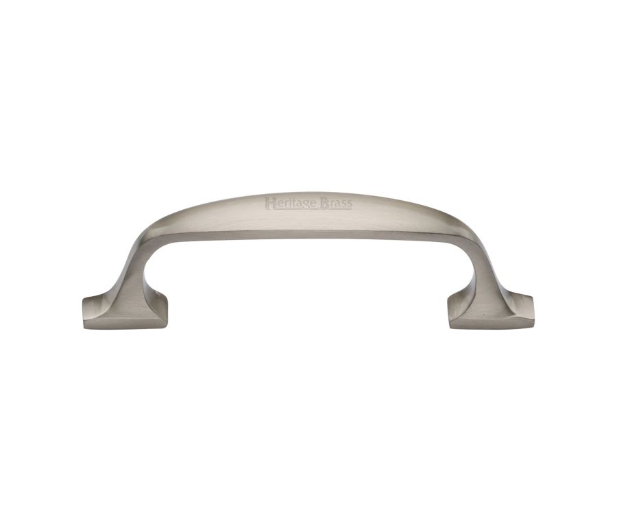 Heritage Brass Satin Nickel Durham Cabinet Pull Handle 76mm