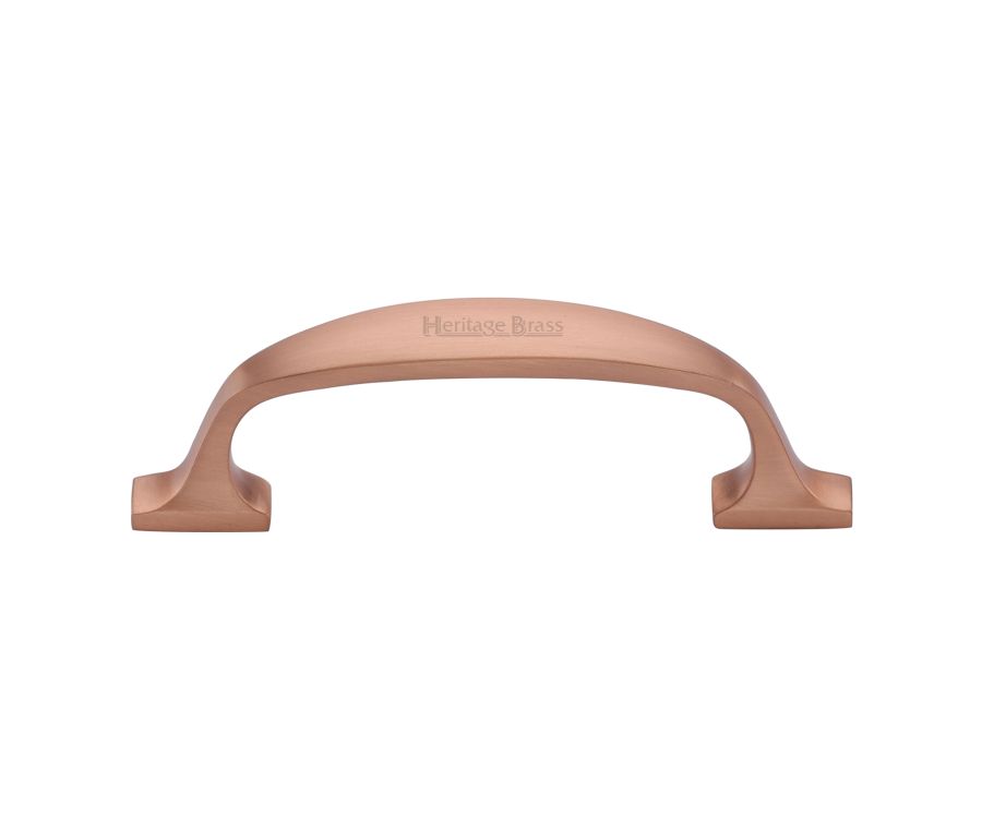 Heritage Brass Satin Rose Gold Durham Cabinet Pull Handle 76mm