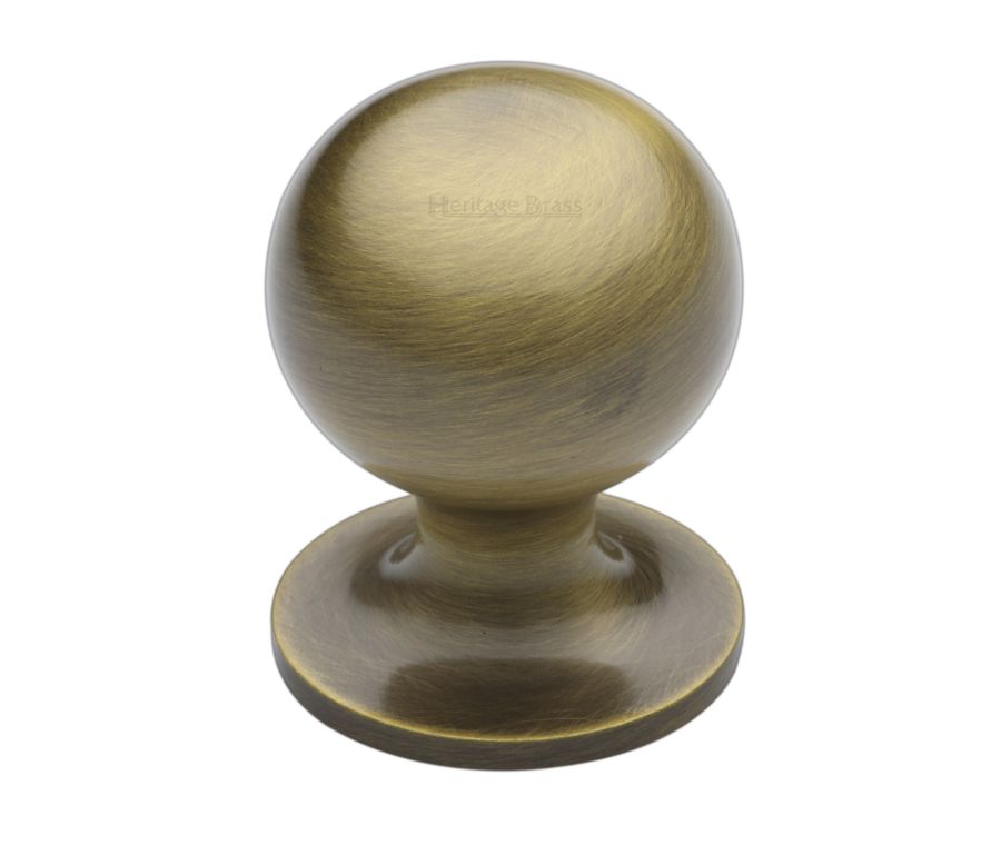 Heritage Brass Antique Brass Ball Cabinet Knob 38mm