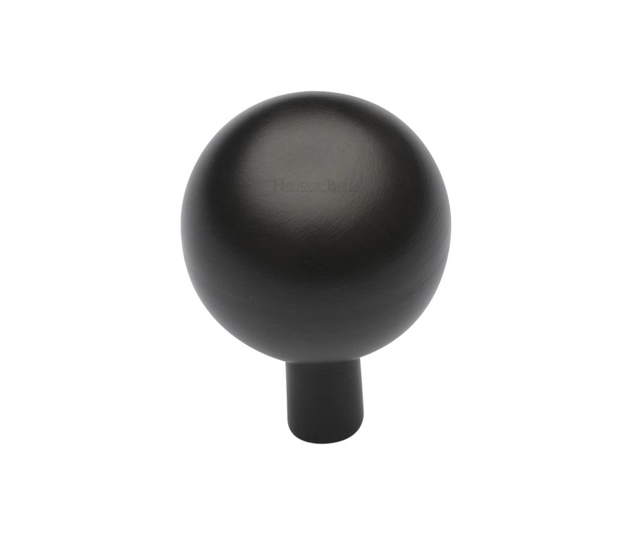 Heritage Brass Matt Bronze Sphere Cabinet Knob 28mm