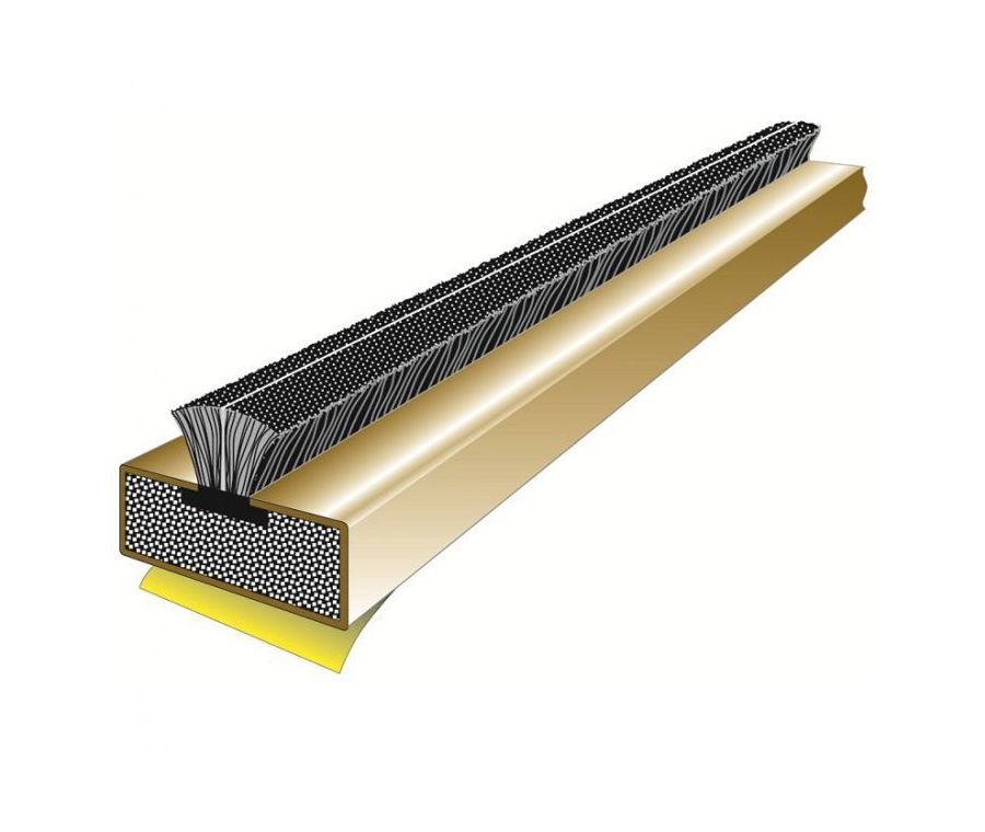 Pack 25 x Brown 2.1m 10 x 4mm Fire & Smoke Door Seal | CB125-25