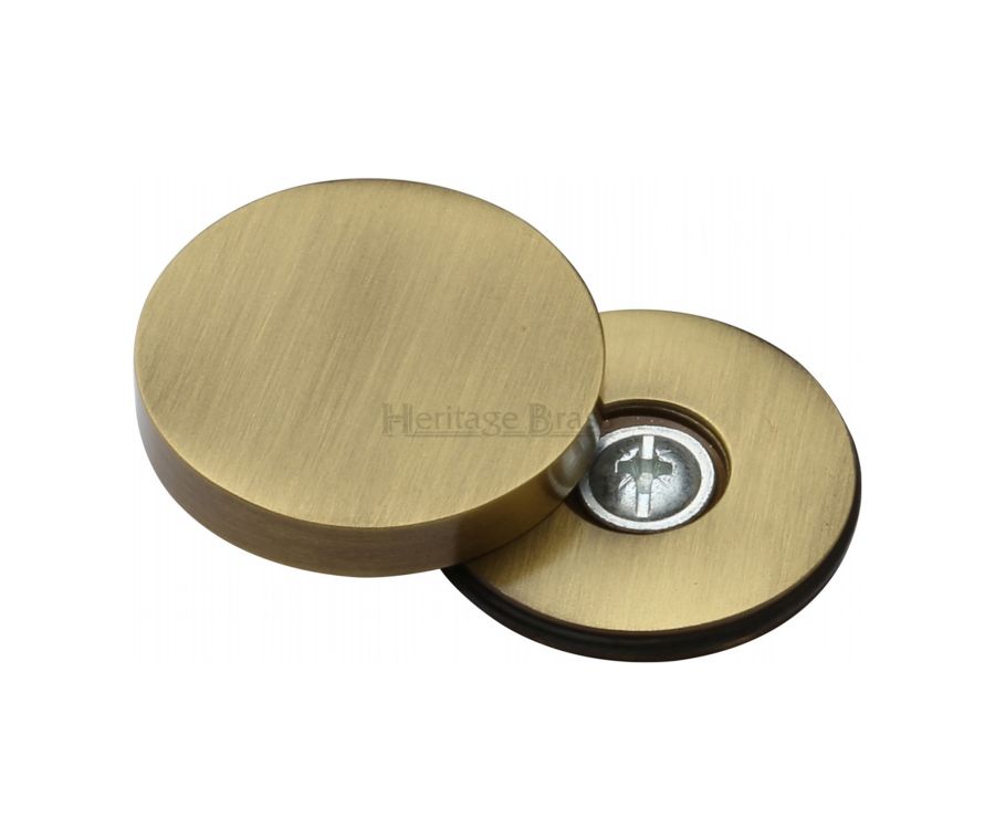 Heritage Brass Antique Brass Bolt Cover