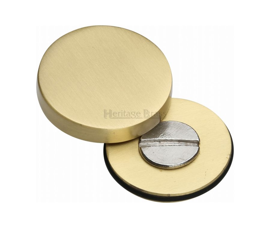 Heritage Brass Satin Brass Bolt Cover