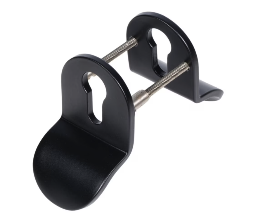 BLU CP50 Contemporary Euro Cylinder Pull - Matt Black Lacquer  |  CP50-MBL
