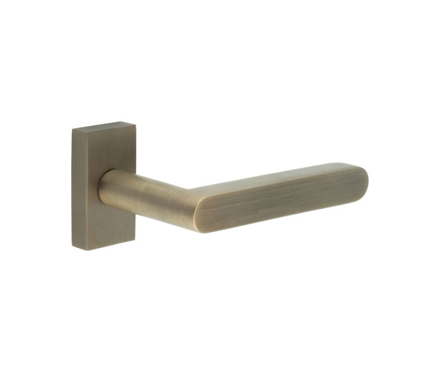 CR-101 Antique Brass Multi Point Rectangular Rose Door Handle