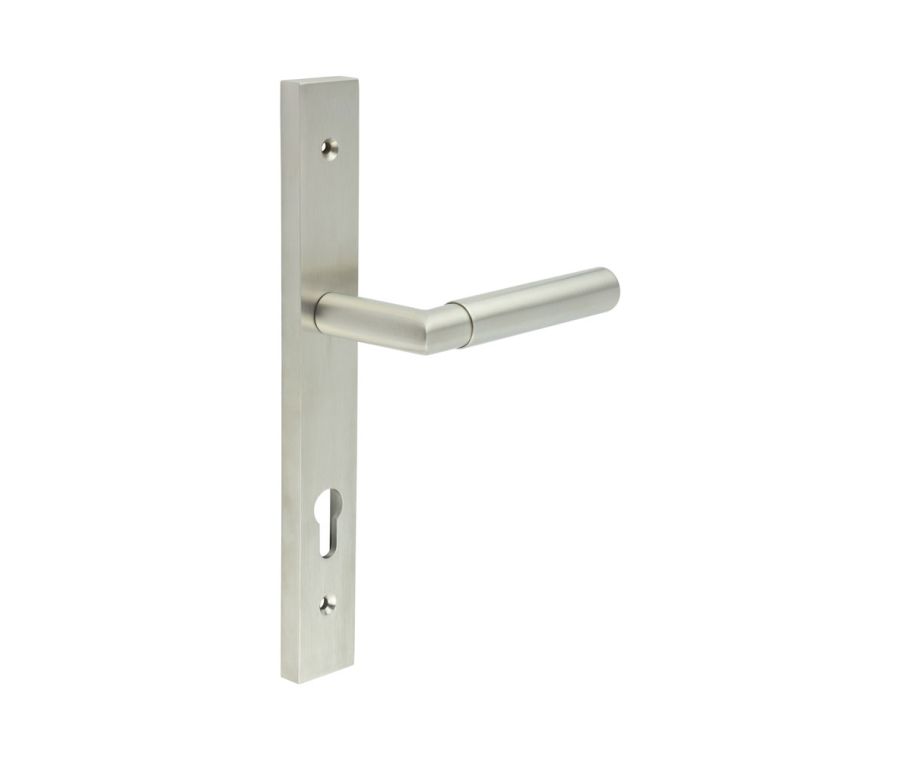 CR-102 Satin Stainless Steel Multi Point Backplate Door Handle