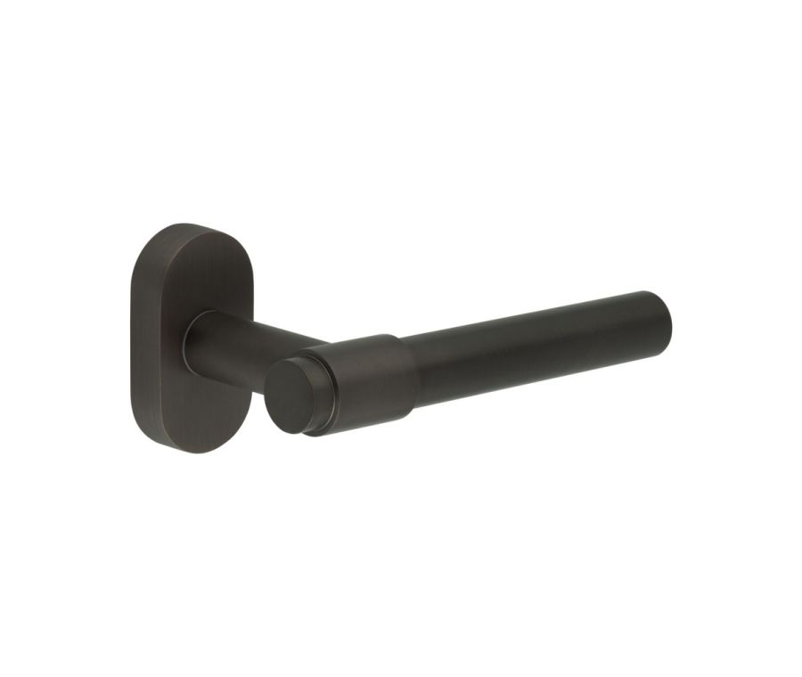 CR-103 Dark Bronze Multi Point Oval Rose Door Handle