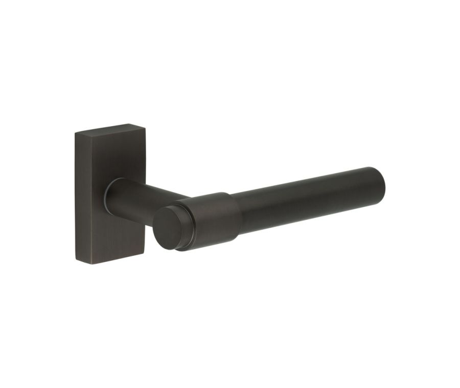 CR-103 Dark Bronze Multi Point Rectangular Rose Door Handle