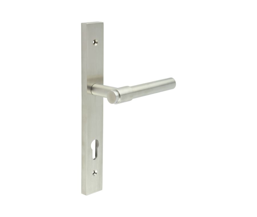 CR-103 Satin Stainless Steel Multi Point Backplate Door Handle