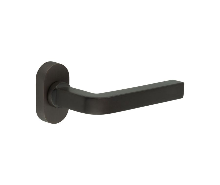CR-104 Dark Bronze Multi Point Oval Rose Door Handle