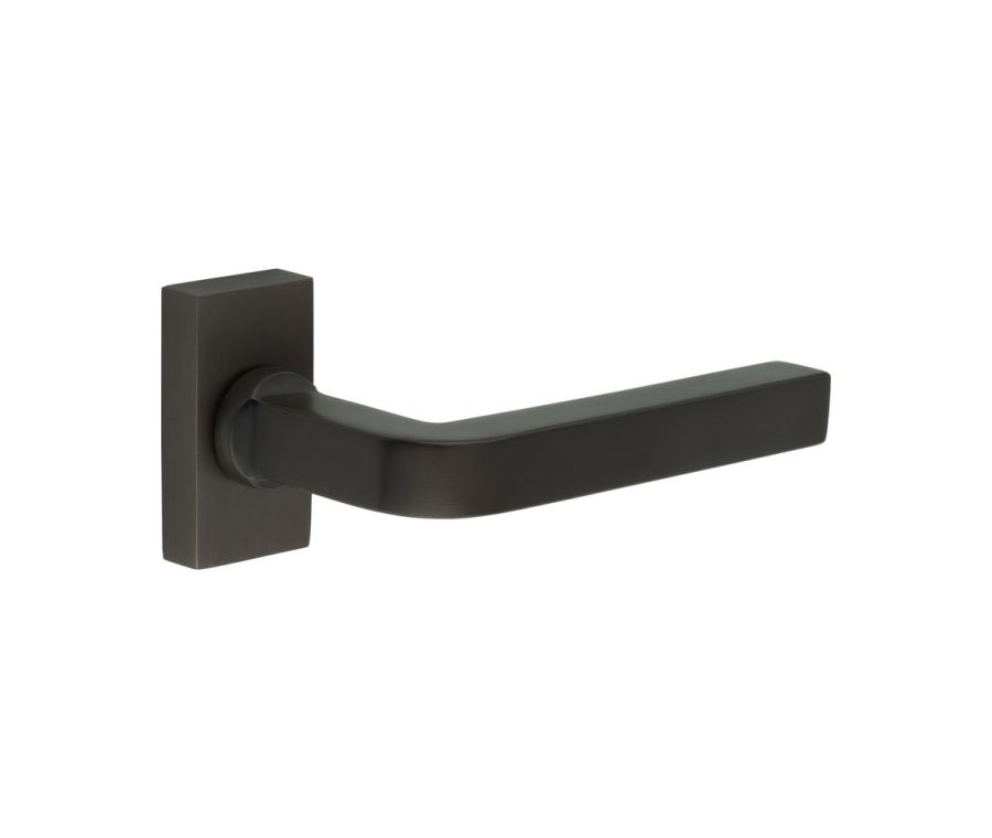 CR-104 Dark Bronze Multi Point Rectangular Rose Door Handle