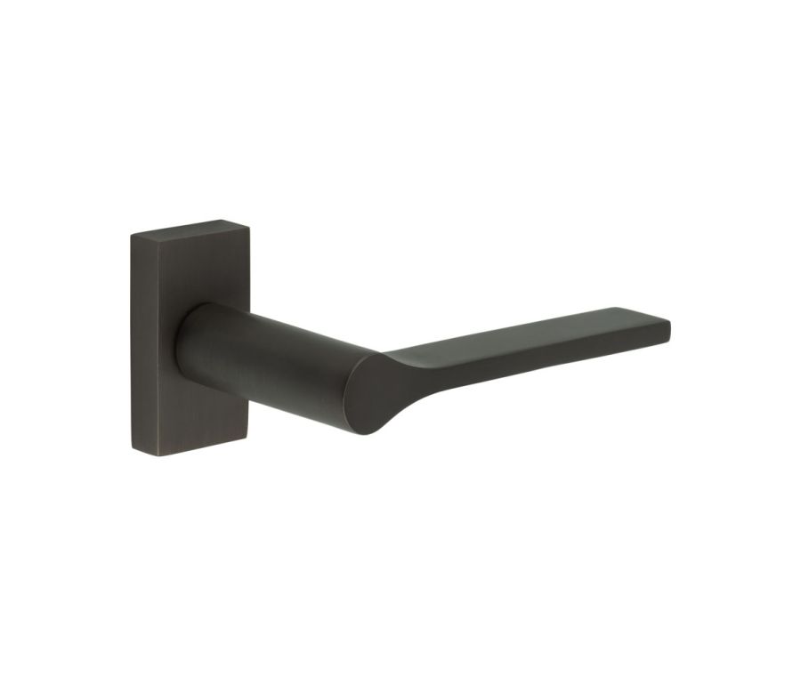 CR-105 Dark Bronze Multi Point Rectangular Rose Door Handle