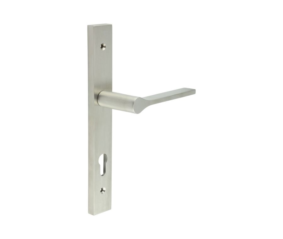 CR-105 Satin Stainless Steel Multi Point Backplate Door Handle