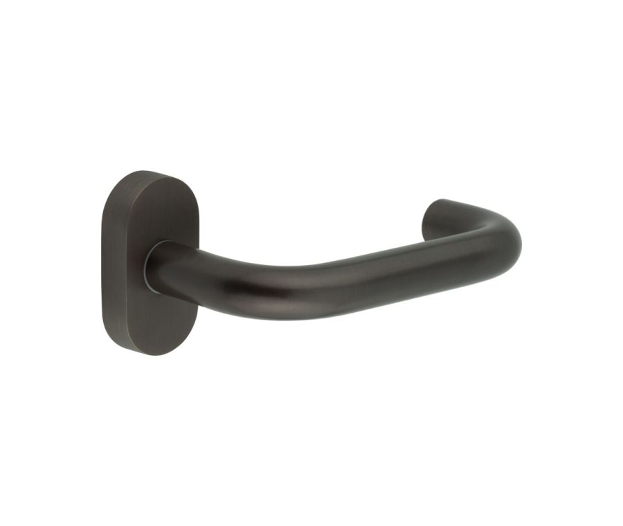 CR-106 Dark Bronze Multi Point Oval Rose Door Handle