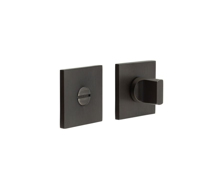 CR-802 Dark Bronze Thumb Turn & Lock Square Rose