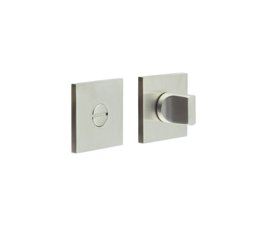 CR-802 Satin Stainless Steel Thumb Turn & Lock Square Rose