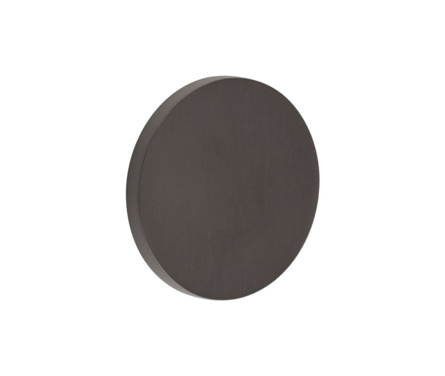 CR-N10 Dark Bronze Blank Round Rose Escutcheon Cover