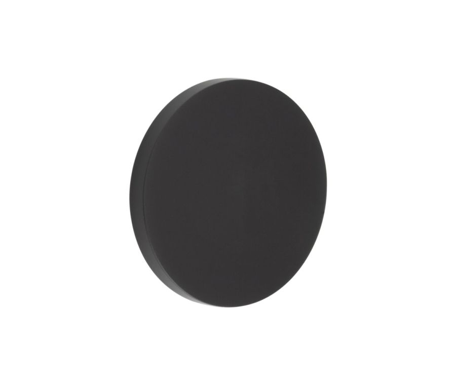 CR-N10 Black Blank Round Rose Escutcheon Cover