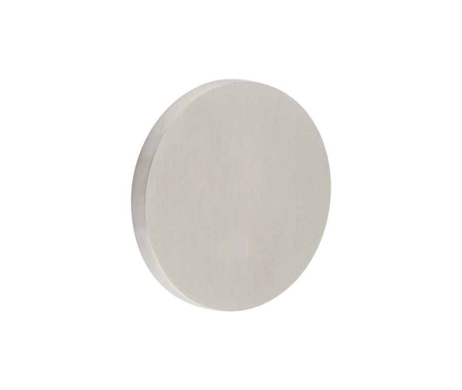 CR-N10 Satin Stainless Steel Blank Round Rose Escutcheon Cover