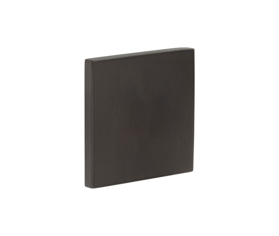 CR-N10 Dark Bronze Blank Square Rose Escutcheon Cover