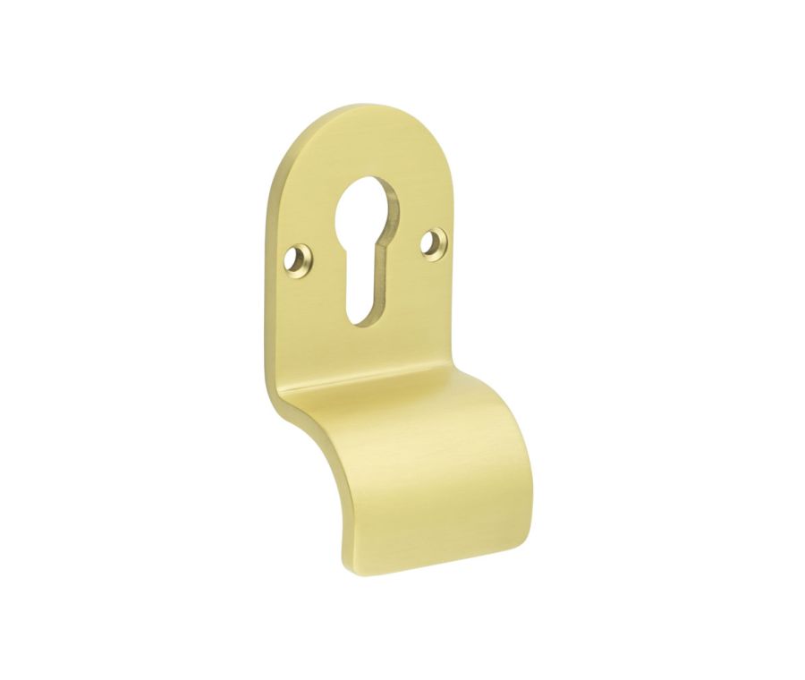 Cylinder Pull Face Fixed Satin Brass