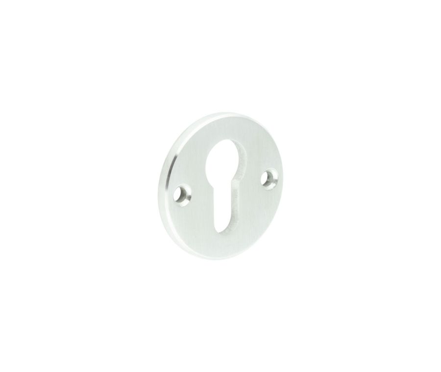 CRES Satin Stainless Steel Euro Escutcheon Face Fixed