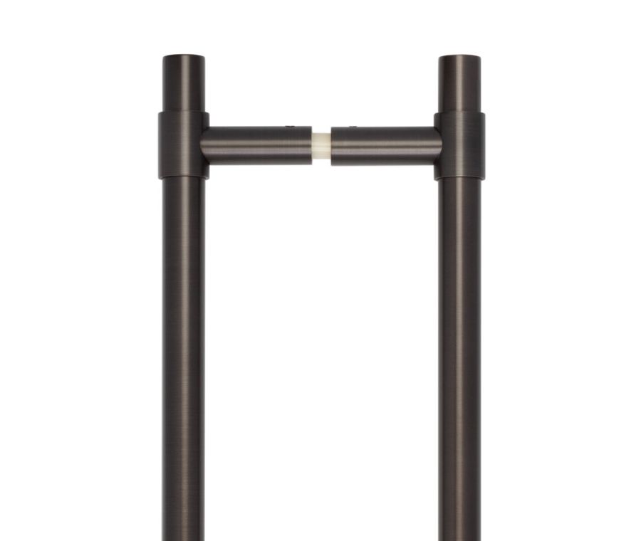 CRES 425mm Back to Back Dark Bronze T-Bar Pull Handle