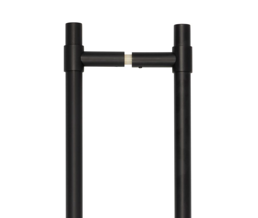 CRES 425mm Back to Back Black T-Bar Pull Handle