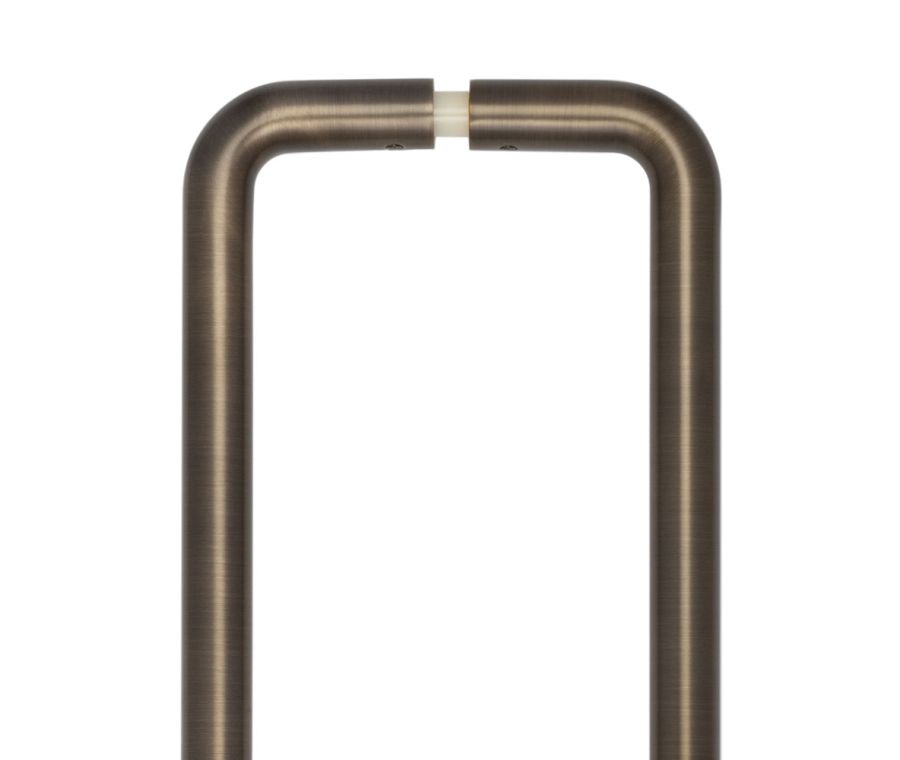 CRES 425mm Back to Back Antique Brass D Shape Pull Handle