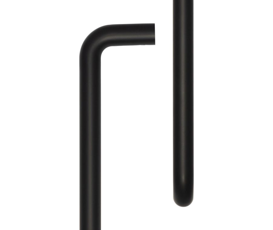 CRES 425mm Face Fix Black D Shape Pull Handle