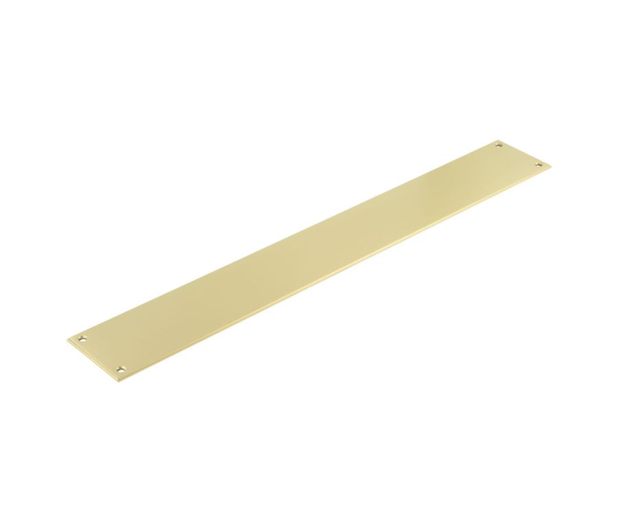 CRES Satin Brass Push Plate