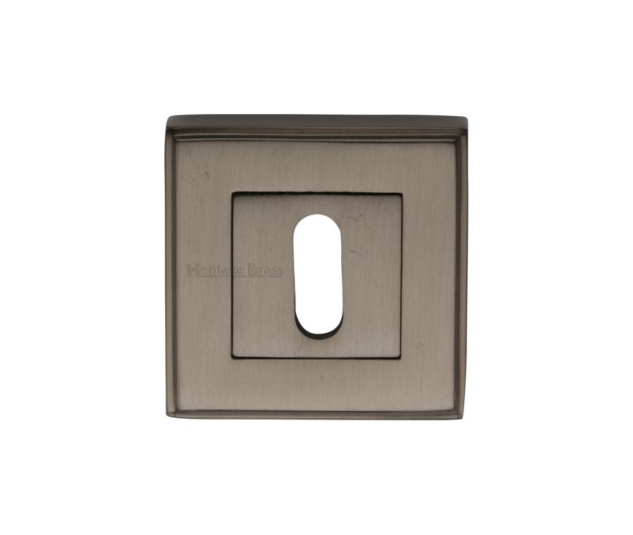 Matt Bronze Standard Key Escutcheon Square - DEC7000