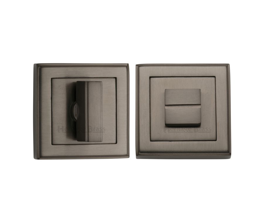 Matt Bronze Square Bathroom Turn & Release - DEC7030